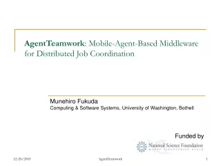 AgentTeamwork : Mobile-Agent-Based Middleware for Distributed Job Coordination