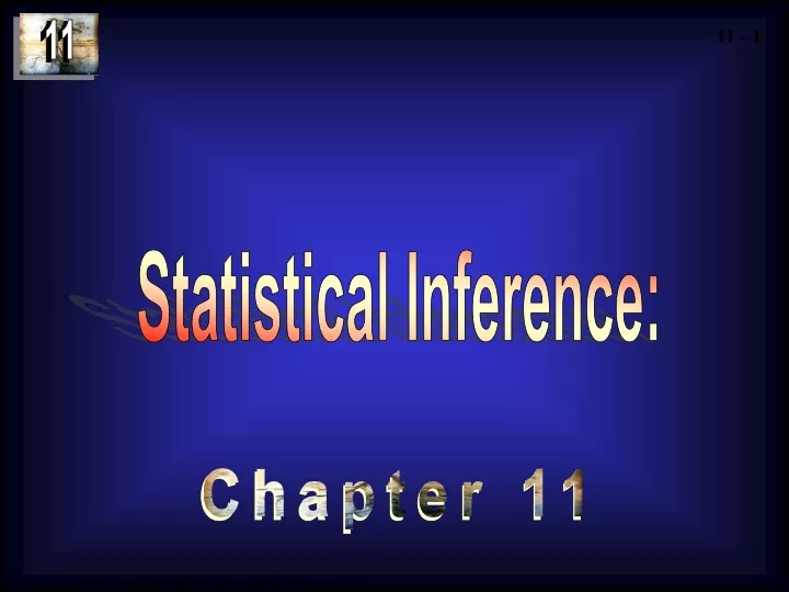 statistical inference