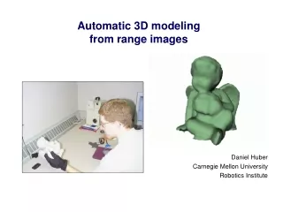 Automatic 3D modeling  from range images