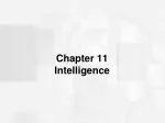Intelligence: Definitions, Tests, and Applications - slide 1