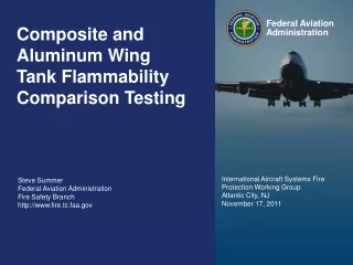 Composite and Aluminum Wing Tank Flammability Comparison Testing