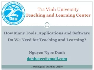 Tra Vinh  University  Teaching and Learning Center