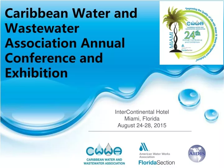 caribbean water and wastewater association annual conference and exhibition