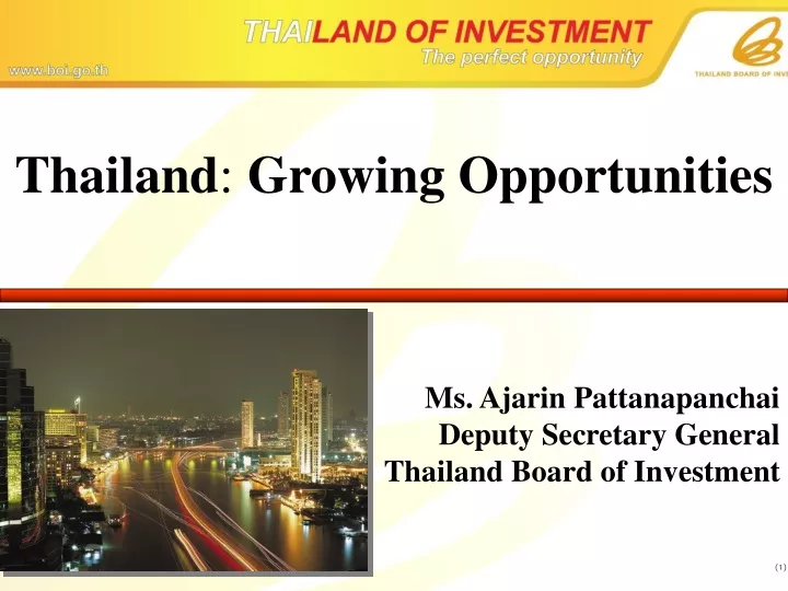 thailand growing opportunities