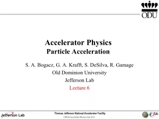 accelerator physics particle acceleration