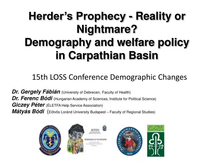 15th loss conference demographic changes