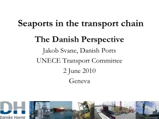 Seaports in the transport chain