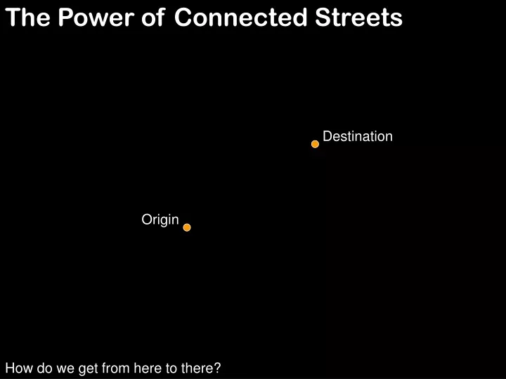 the power of connected streets