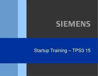 Startup Training – TPS3 15