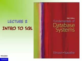 Lecture 2 Intro to SQL