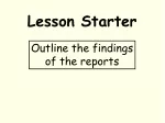 Lesson Starter - slide 1