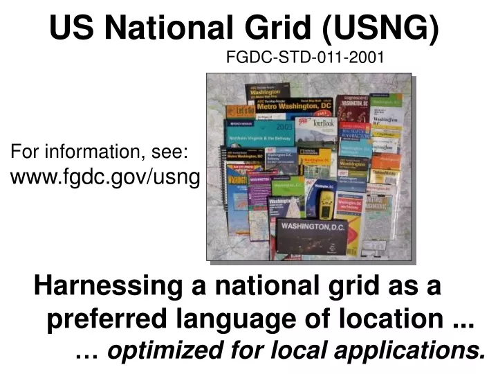 us national grid usng fgdc std 011 2001