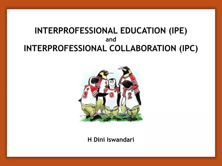 interprofessional education