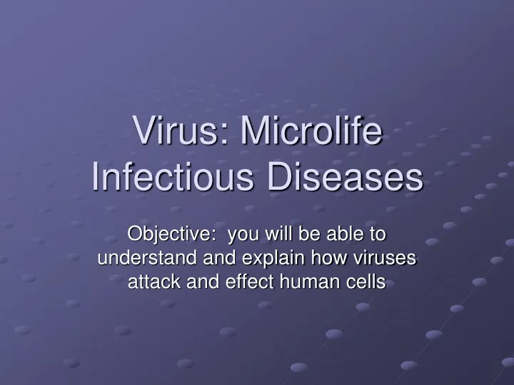 virus microlife infectious diseases