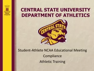 CENTRAL STATE UNIVERSITY DEPARTMENT OF ATHLETICS