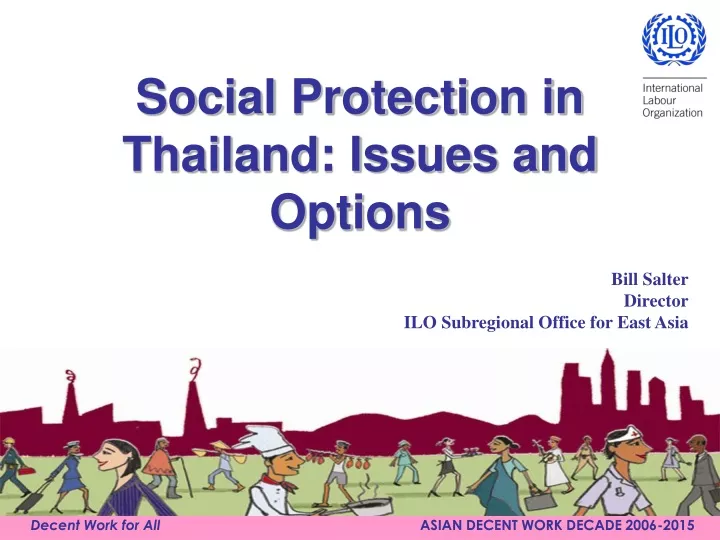 social protection in thailand issues and options