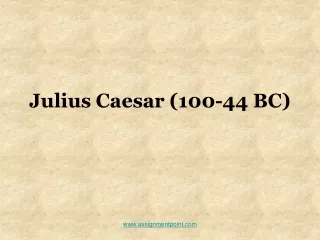 Julius Caesar (100-44 BC)