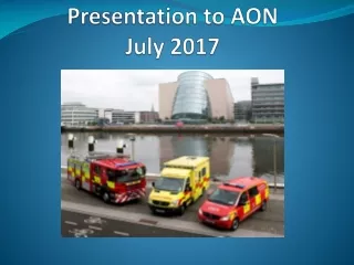 Presentation to AON  July 2017