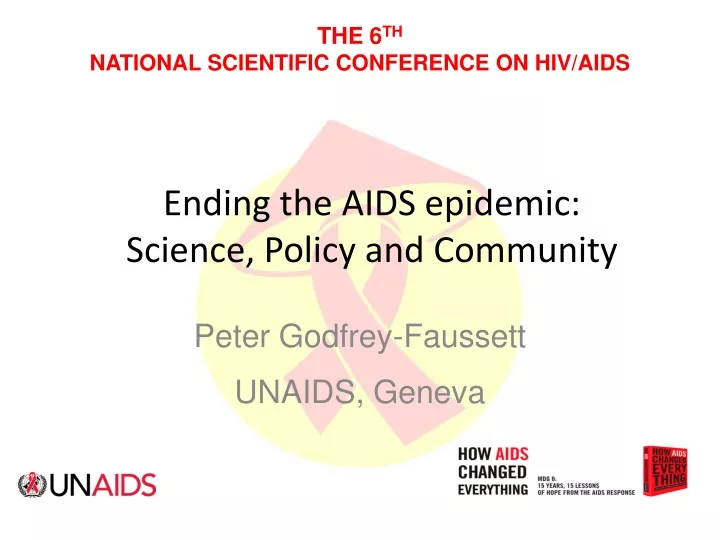 ending the aids epidemic science policy and community