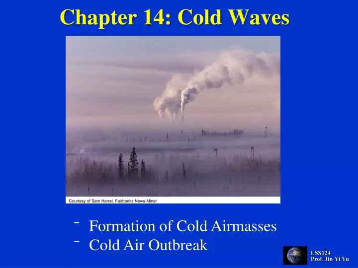 chapter 14 cold waves