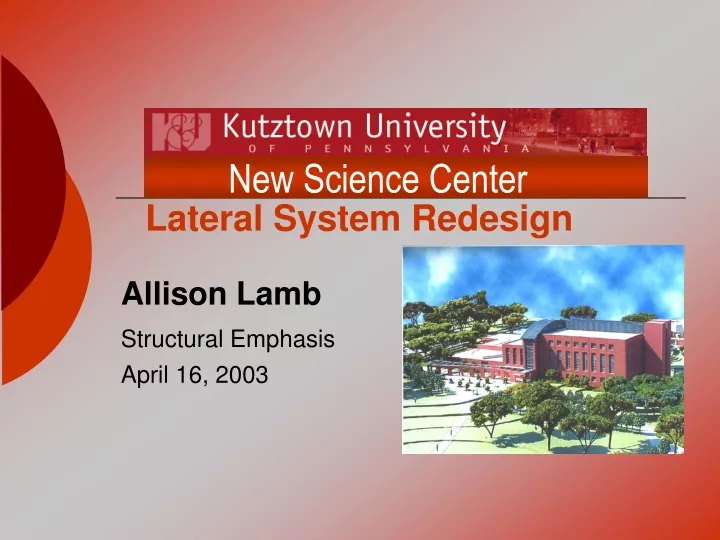 allison lamb structural emphasis april 16 2003