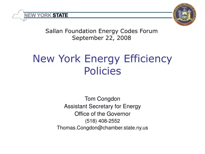 new york energy efficiency policies