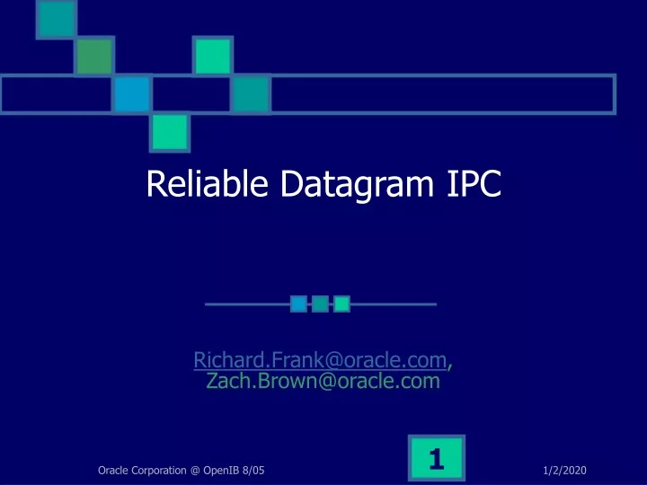 reliable datagram ipc