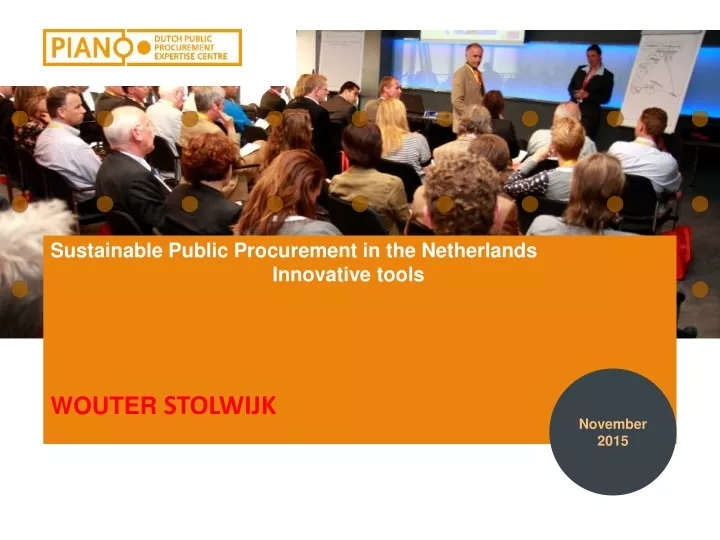 sustainable public procurement in the netherlands