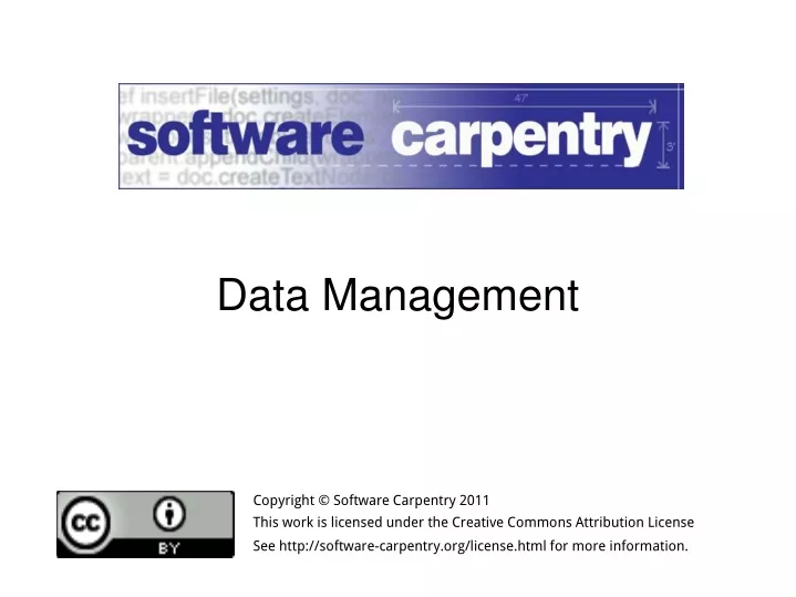 data management