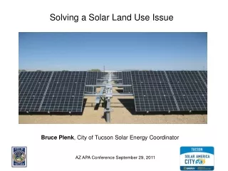 Solving a Solar Land Use Issue