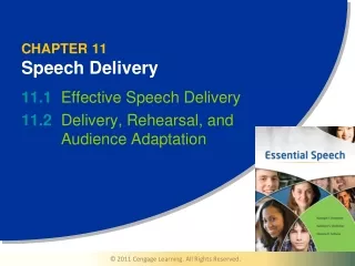 CHAPTER 11 Speech Delivery