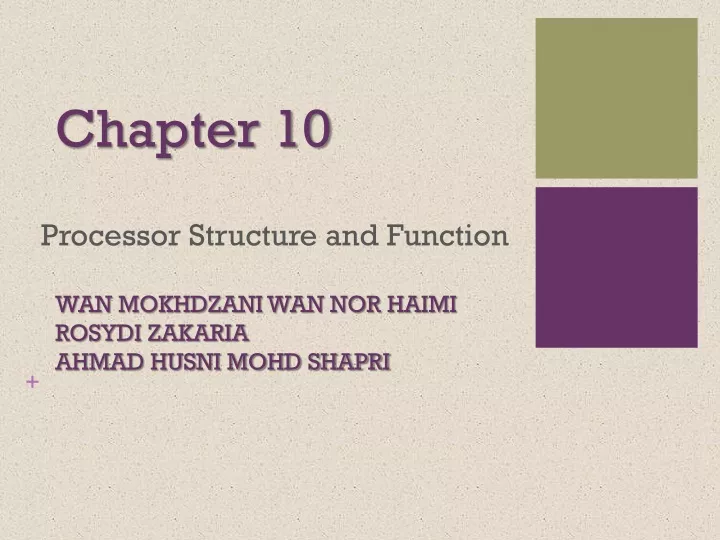 chapter 10 wan mokhdzani wan nor haimi rosydi zakaria ahmad husni mohd shapri