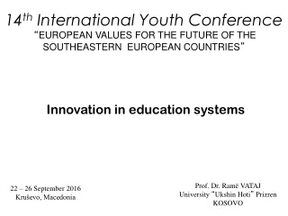 Innovation in education systems