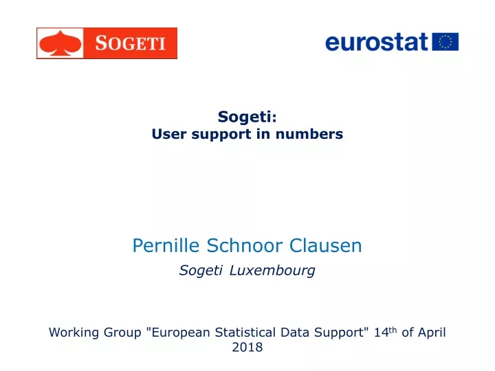 sogeti user support in numbers