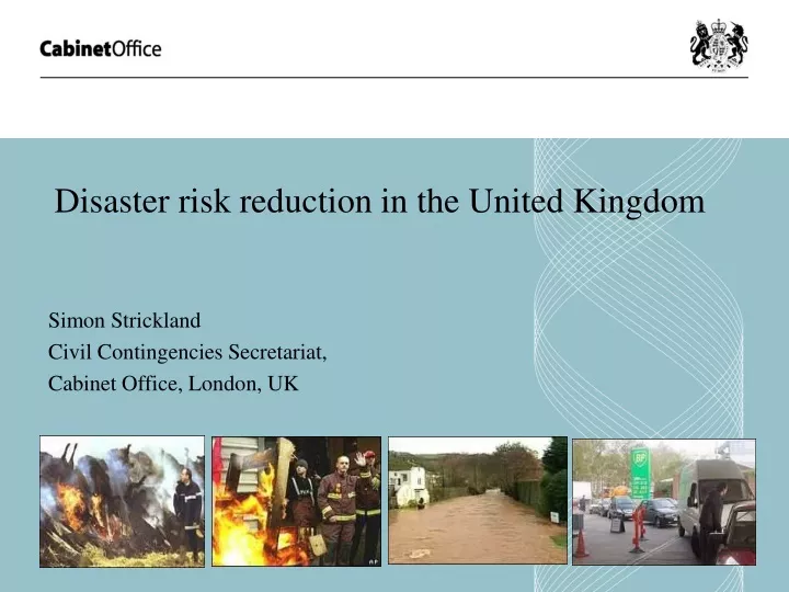disaster risk reduction in the united kingdom