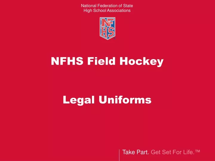nfhs field hockey legal uniforms