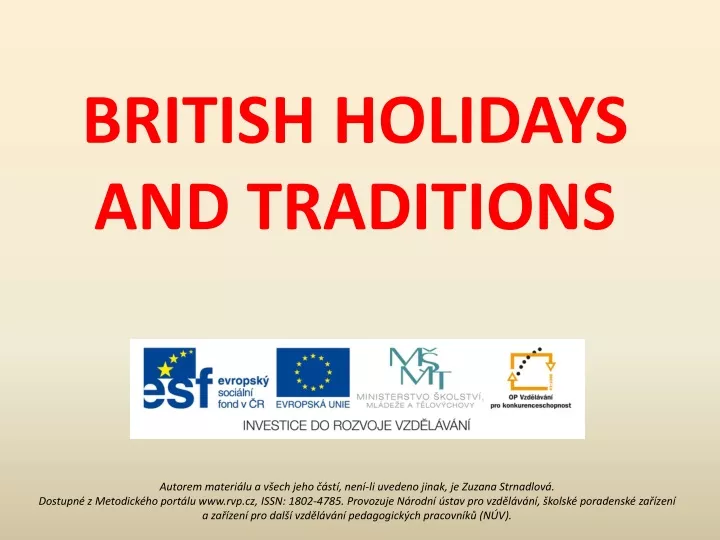 british holidays and traditions