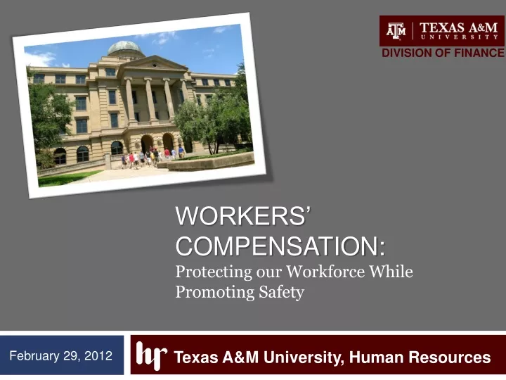 workers compensation protecting our workforce while promoting safety