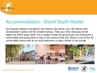 Accommodation – Ghent Youth Hostel