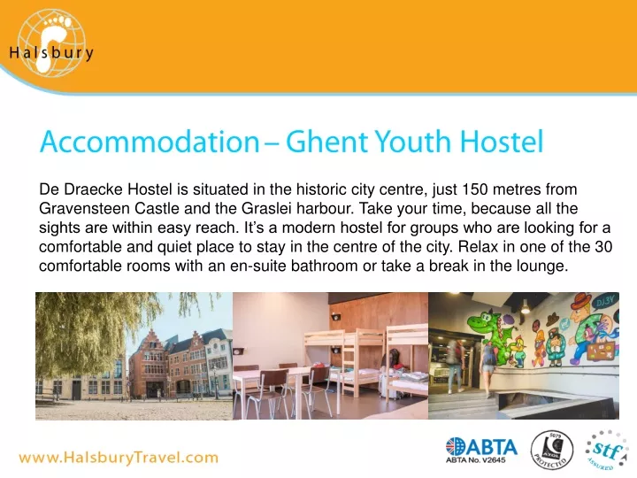accommodation ghent youth hostel de draecke