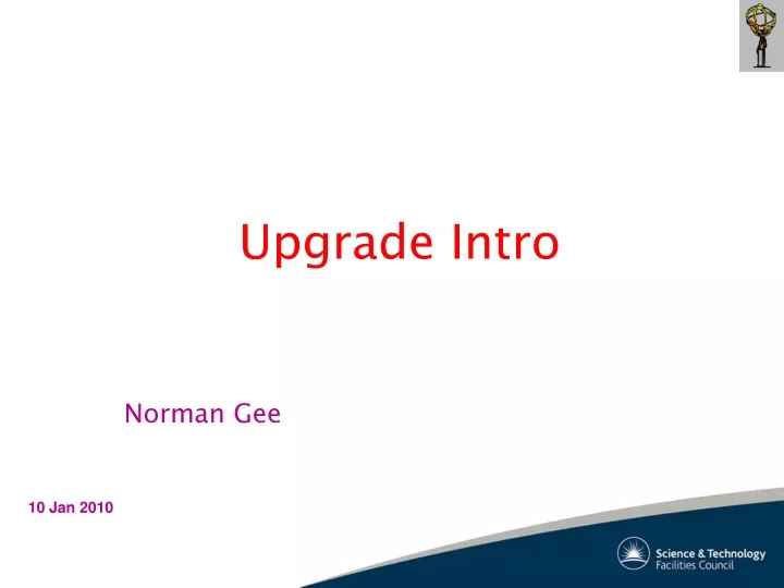 upgrade intro