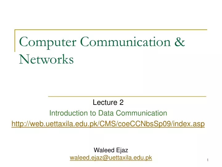 computer communication networks