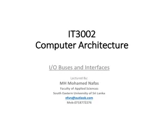 IT3002 Computer Architecture