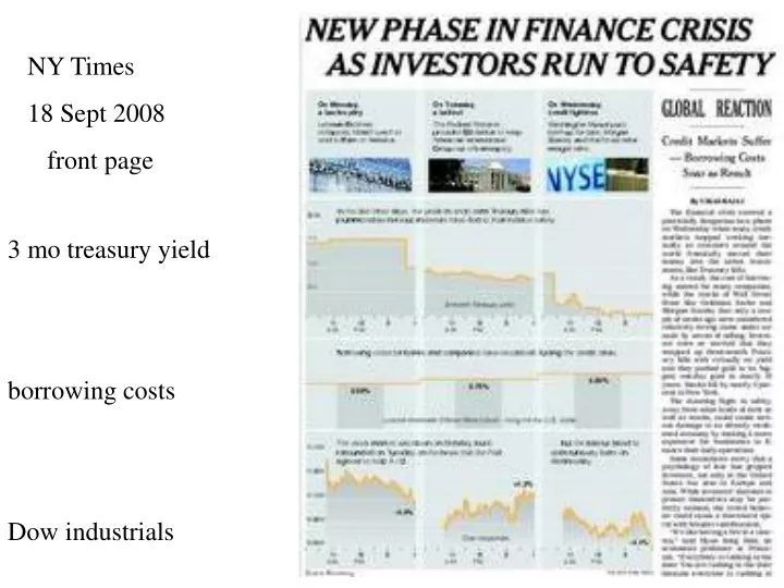 ny times 18 sept 2008 front page