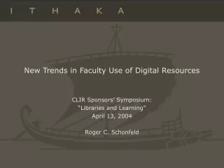 New Trends in Faculty Use of Digital Resources