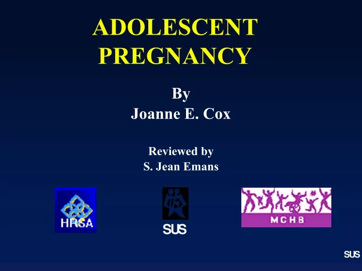 adolescent pregnancy
