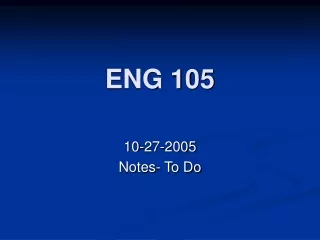 ENG 105