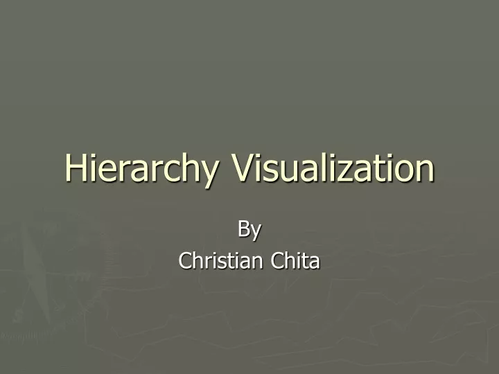 hierarchy visualization