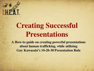 Creating Successful Presentations