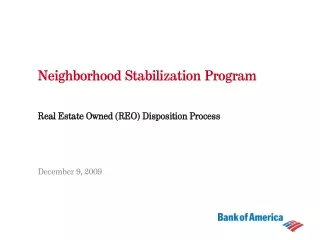 Neighborhood Stabilization Program